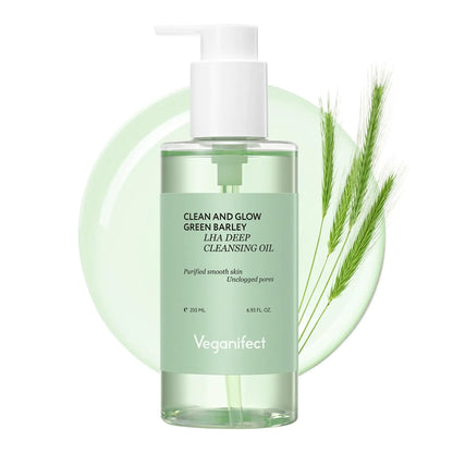 VEGANIFECT LHA Deep Cleansing Oil Makeup Blackhead and Whitehead Remover  6.93 Fl Oz